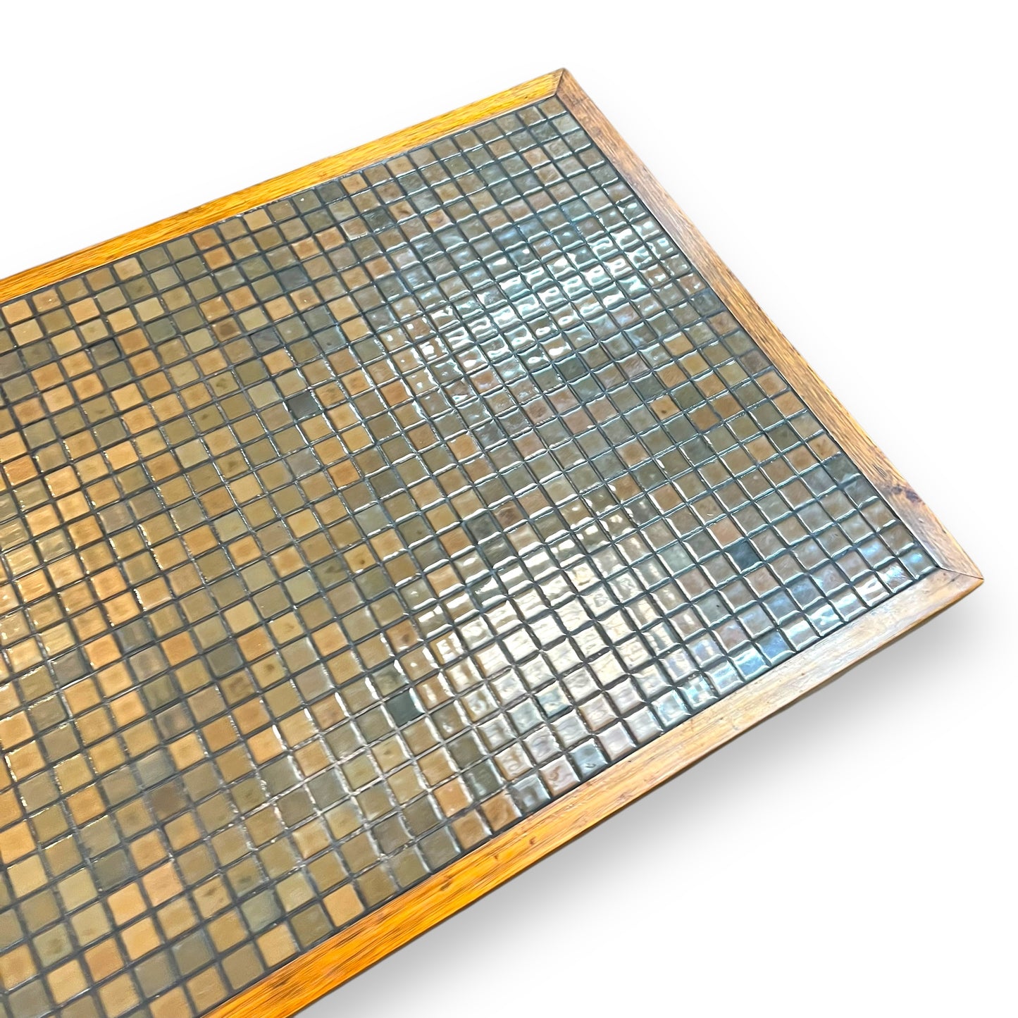 One-of-a-Kind Handmade Mid-Century Mosaic Tile Coffee Table