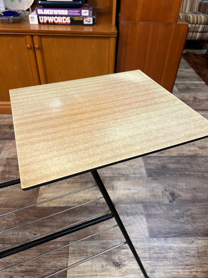Telephone Table with Vinyl Seat & Laminate Top