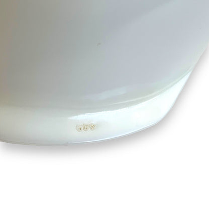 Pyrex-Style Bowl with Orange Pattern