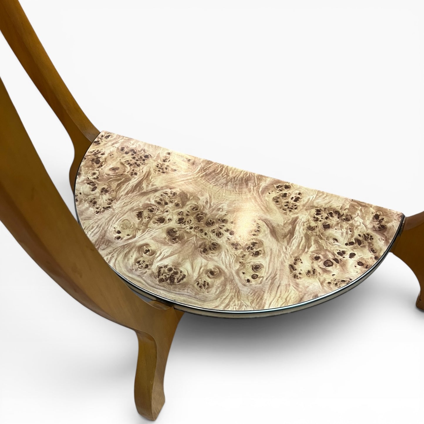 1. Burlwood Hall Table / Console Table