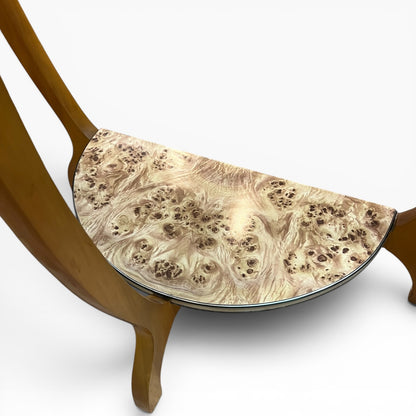 1. Burlwood Hall Table / Console Table