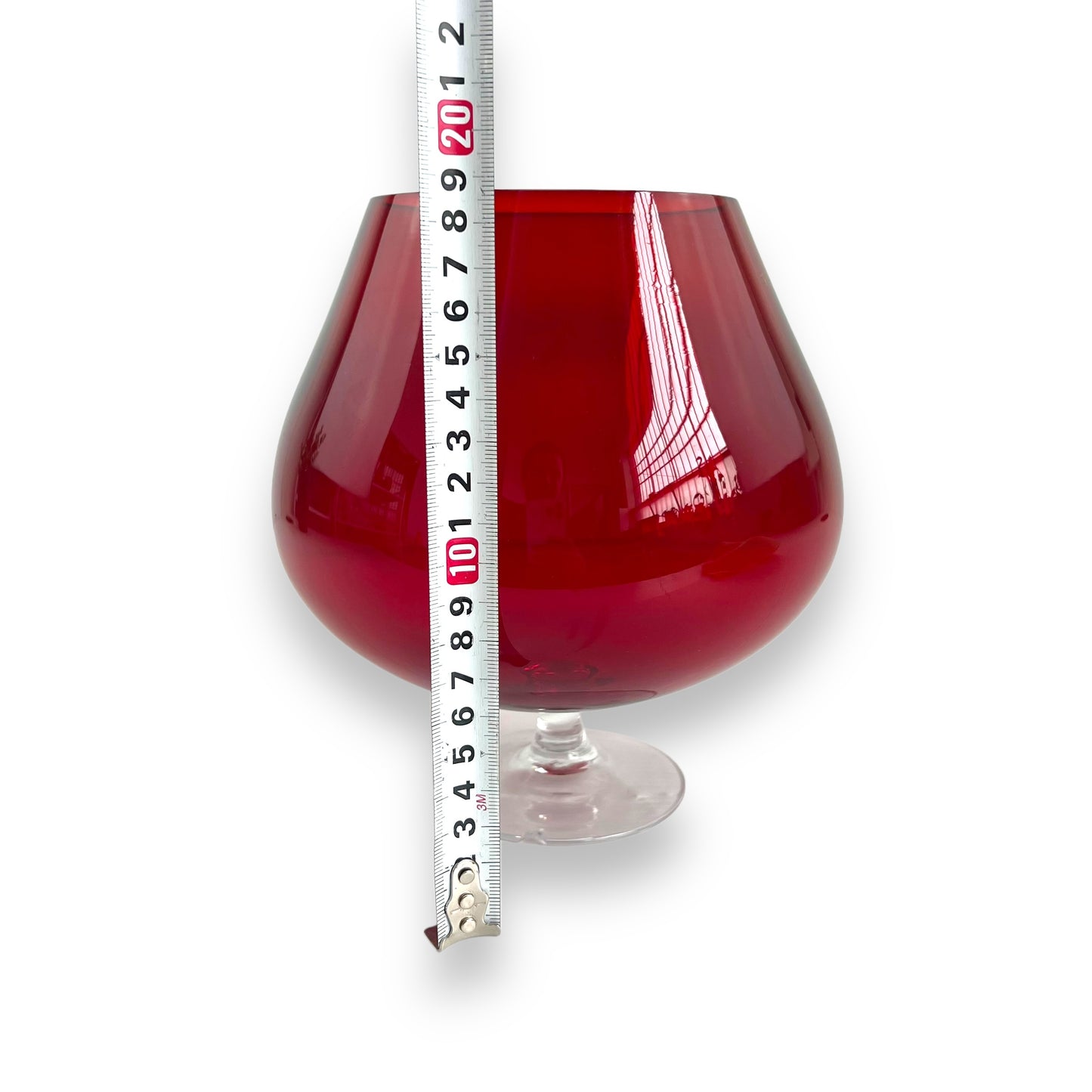 Red Balloon Glass Vase