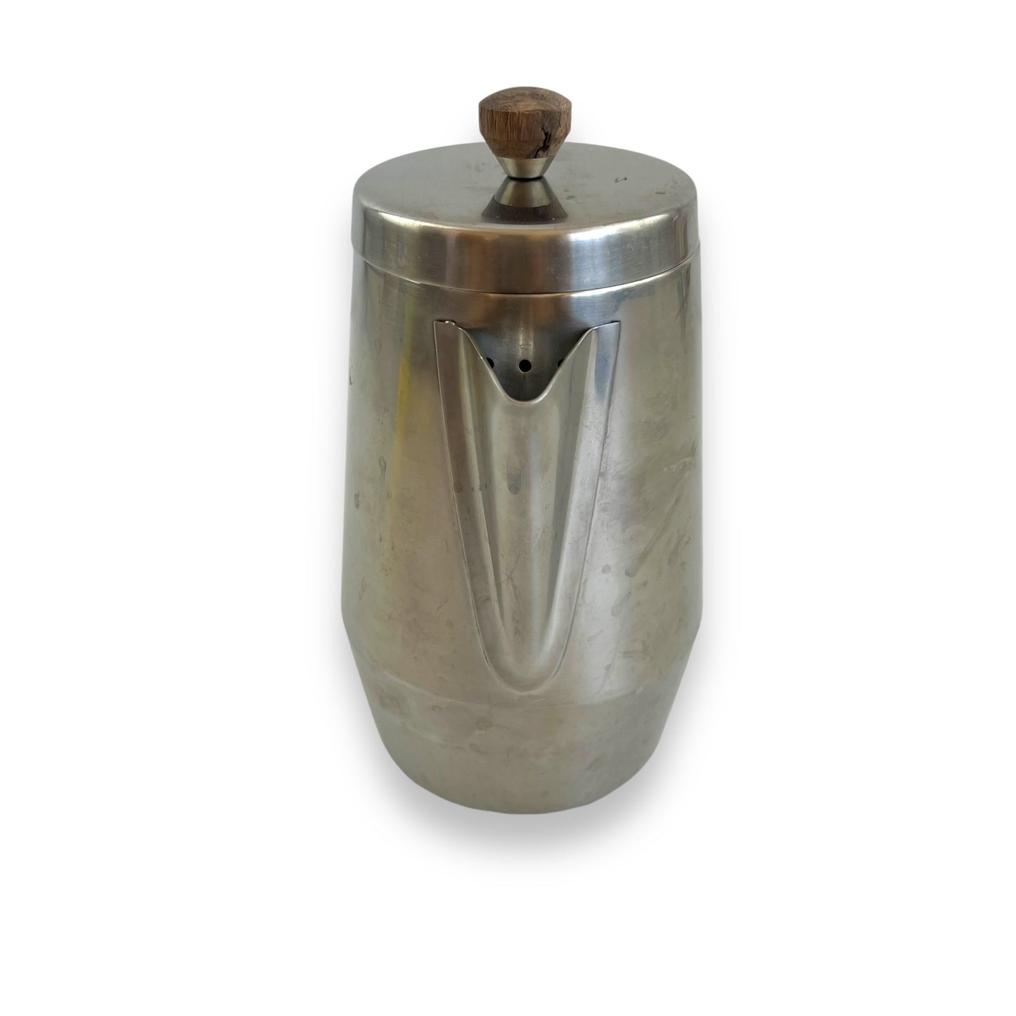 Lucky Wood 18-8 Stainless Steel Teapot – Wooden Handle, Made in Japan
