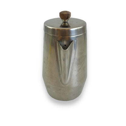 Lucky Wood 18-8 Stainless Steel Teapot – Wooden Handle, Made in Japan