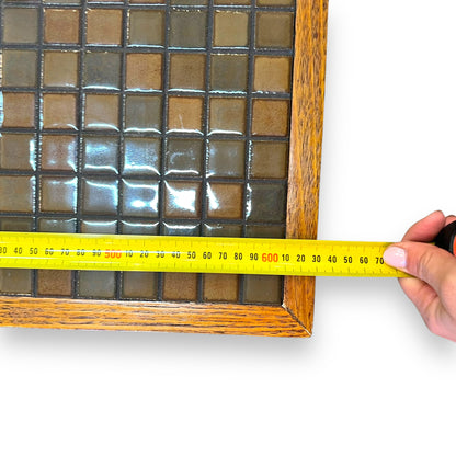 Mid-Century Mosaic Tile square coffee Table