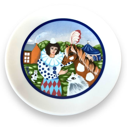 Arzberg Germany Plate and Mug Set - Whimsical Circus Scene