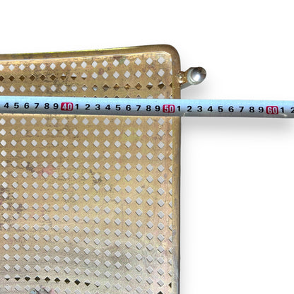 Hollywood Regency Vanity Stool – Mid Century Modern Metal Bench