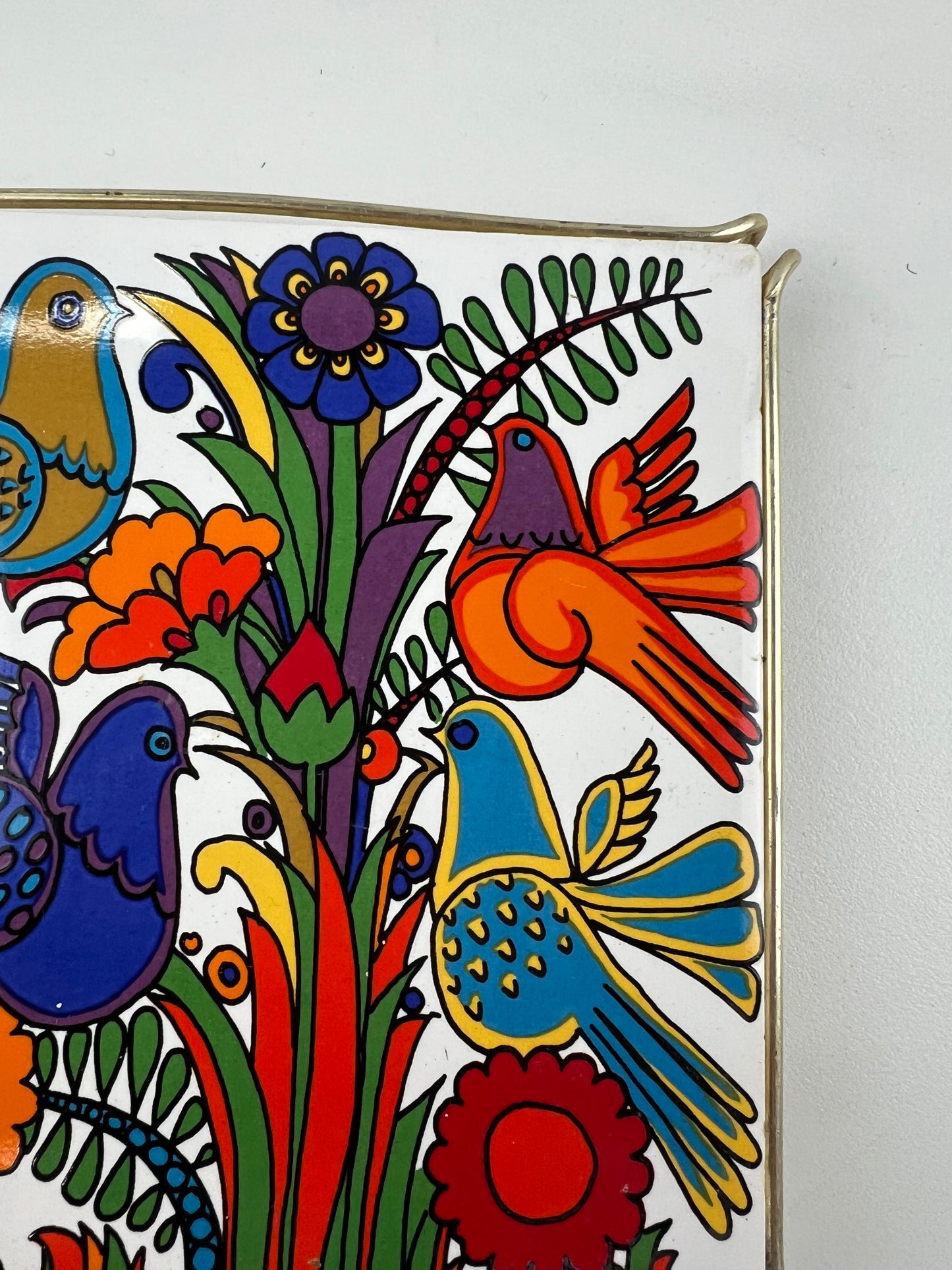 Villeroy & Boch Colourful Birds & Flowers Ceramic Trivet