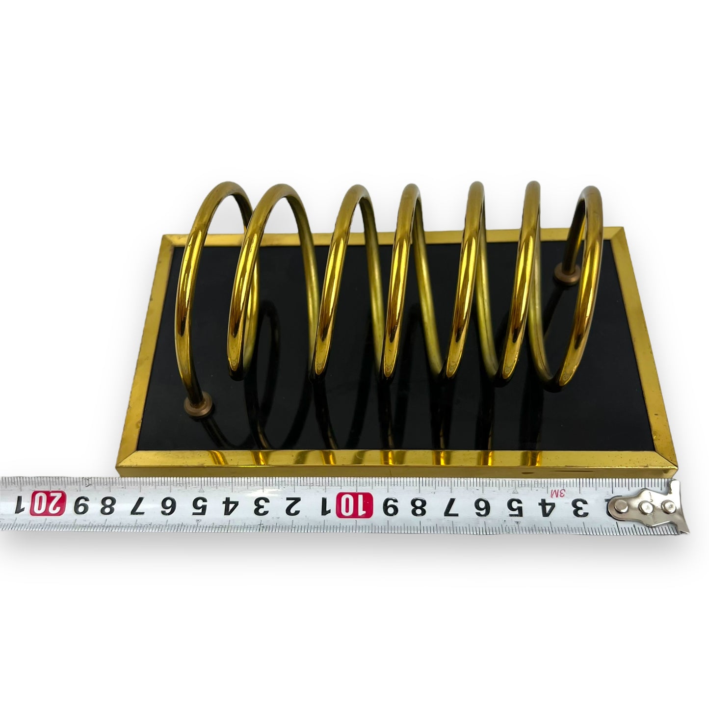 Gold & Black Metal Napkin Spiral Holder