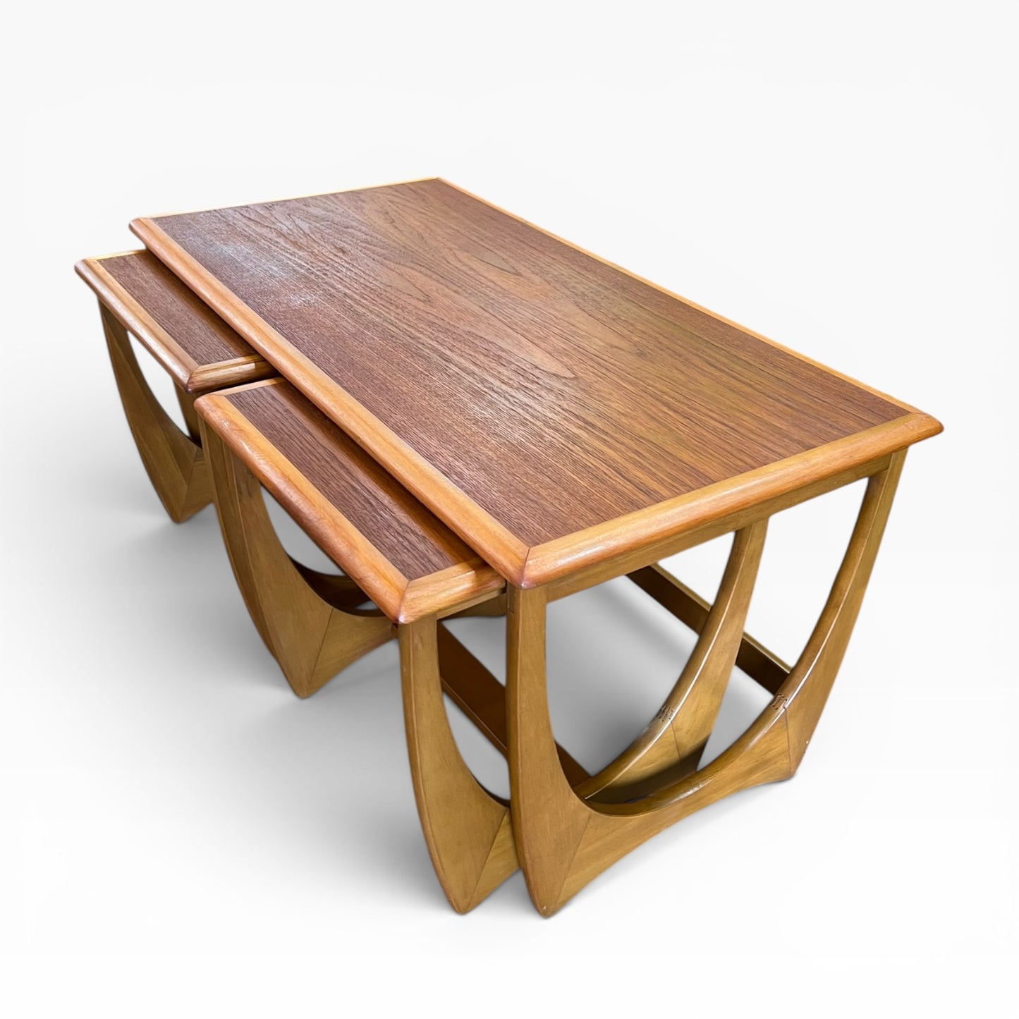 Kalmar Teak Nest of Three Coffee Tables