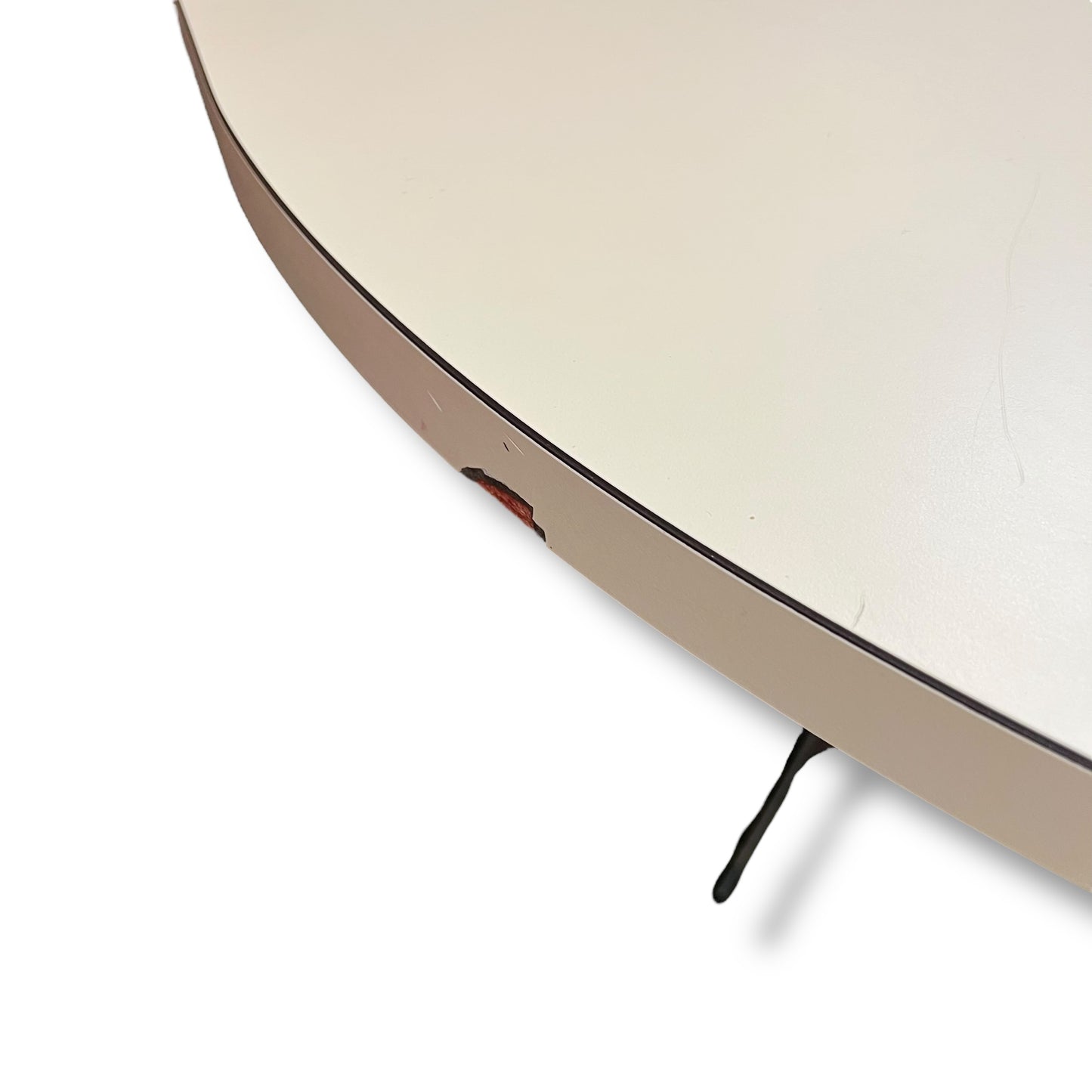 Large Oval Cream Dining Table