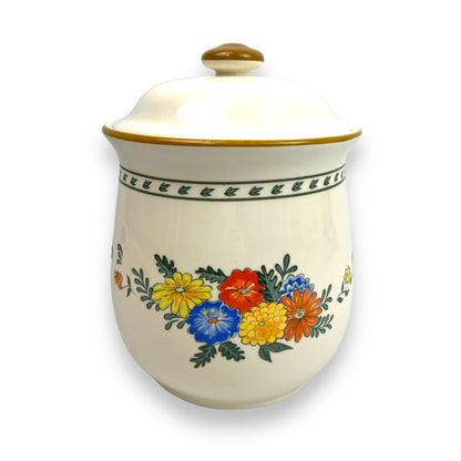 Vintage M. Kamenstein Floral Large Canister