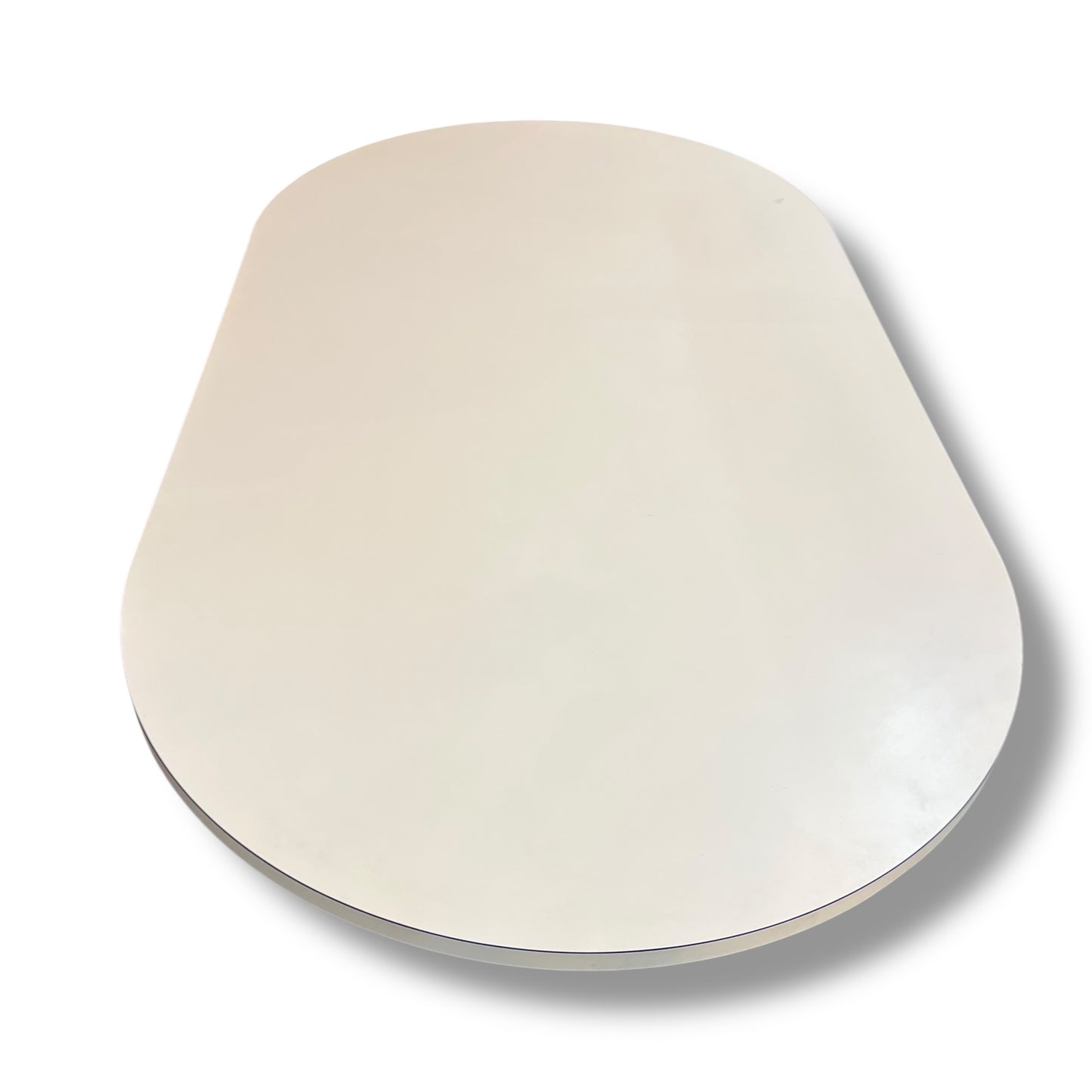 Large Oval Cream Dining Table