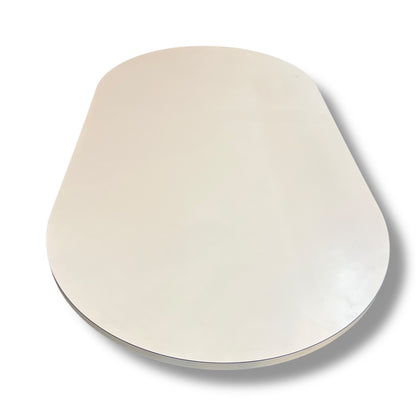 Large Oval Cream Dining Table