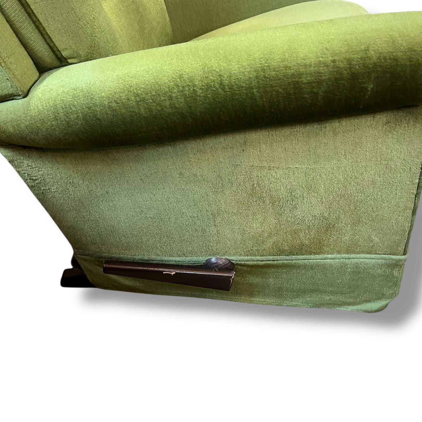 Green Jason Reclining Lounge Chair with footrest