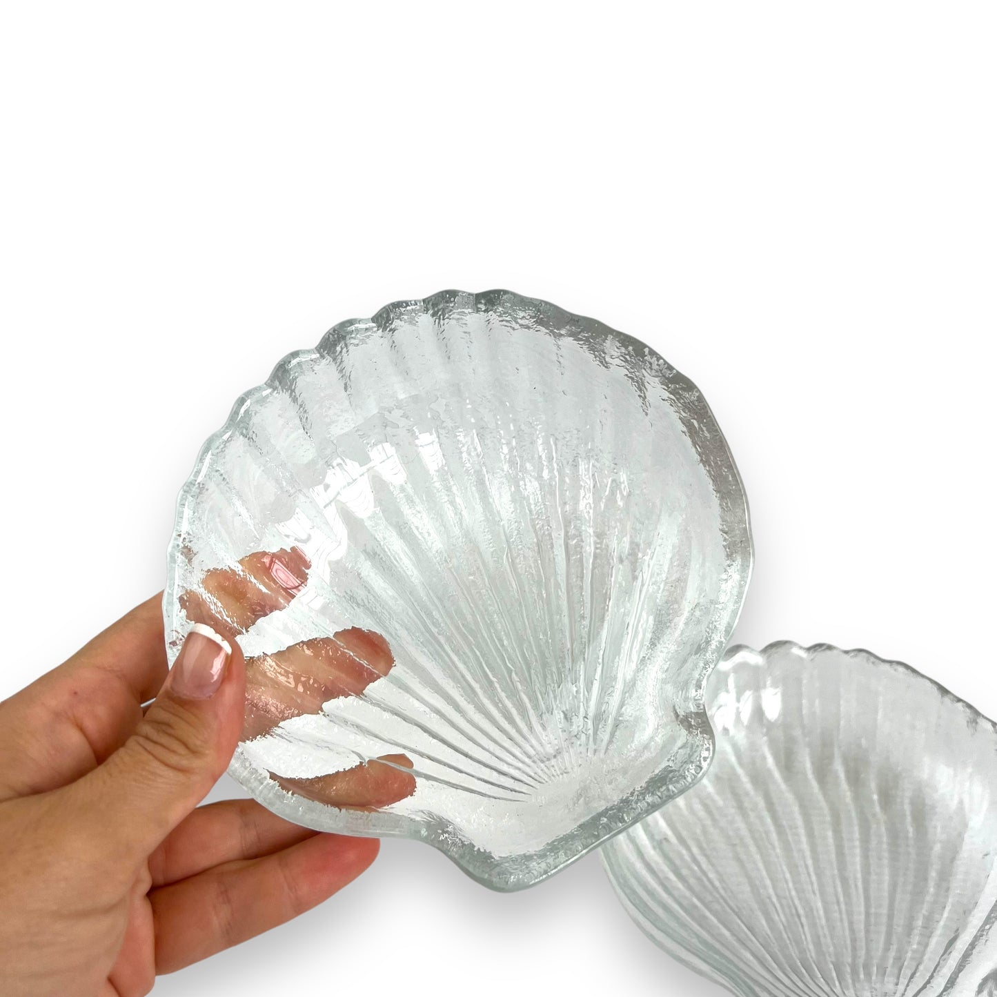 Glass Shell Shape Dish