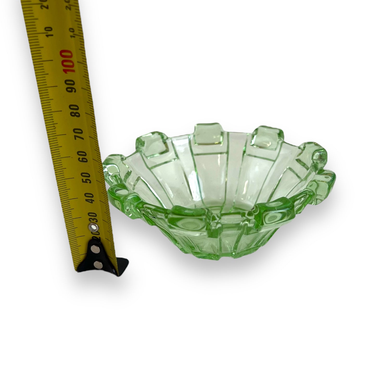 Green Glass trinket Bowl