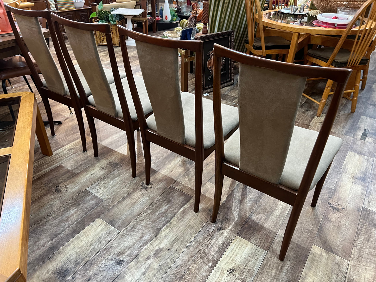 Parker Furniture Mid-Century T-Back Dining Chairs – Set of 4
