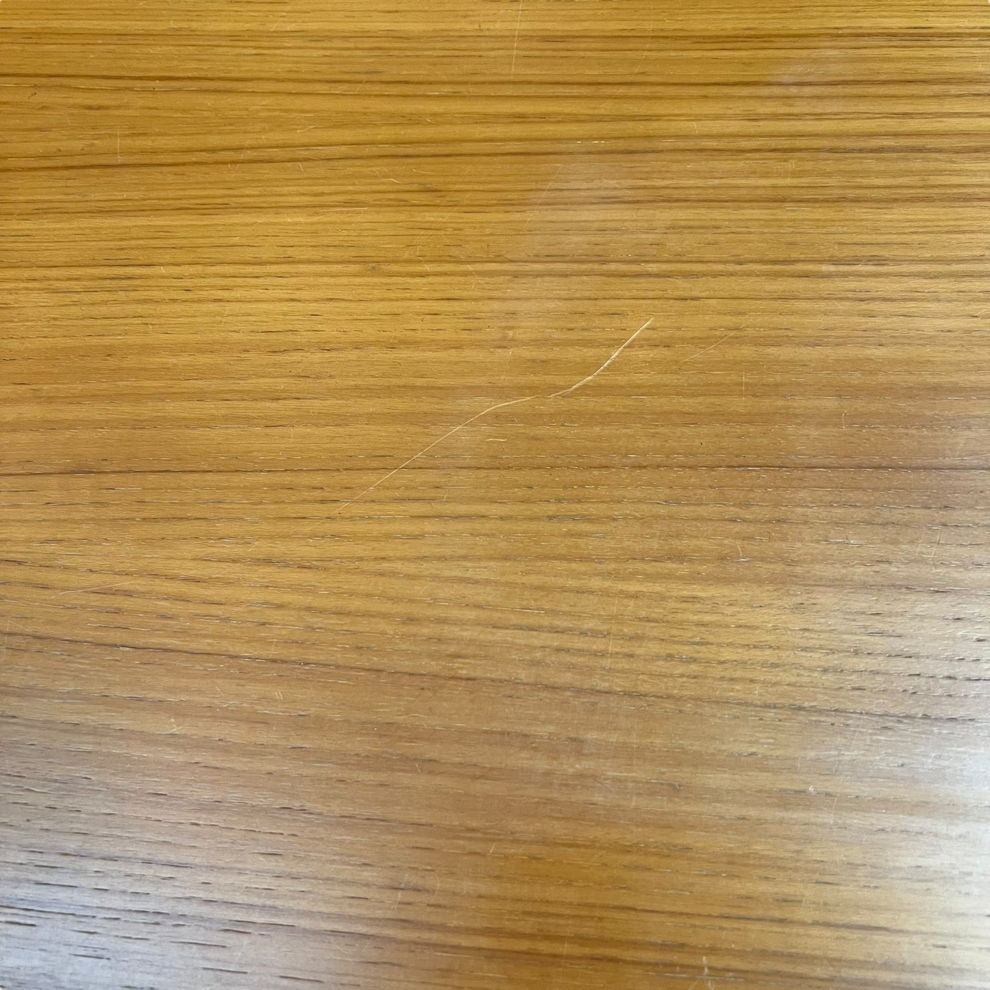 Teak Side Table with Sculpted Edges