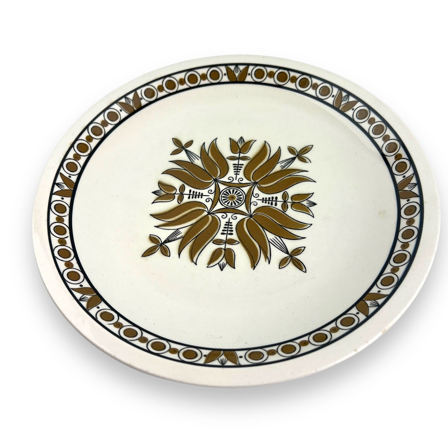 Mikasa Cera-Stone Dinner Plates - Centre Point D804 - Set of 2