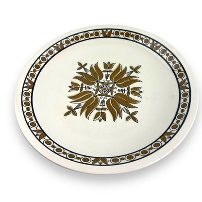 Mikasa Cera-Stone Dinner Plates - Centre Point D804 - Set of 2