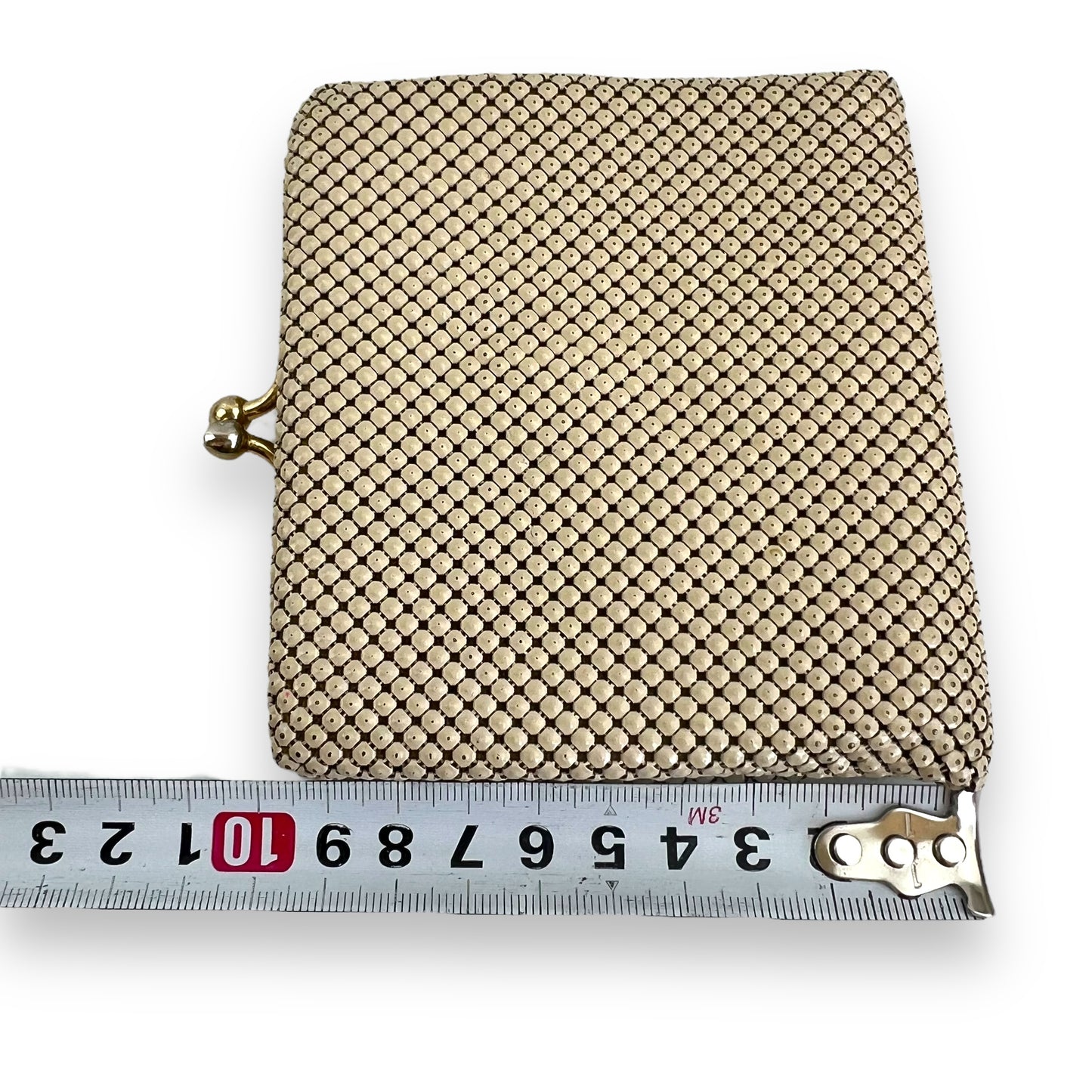 Glomesh Cream Mesh Wallet