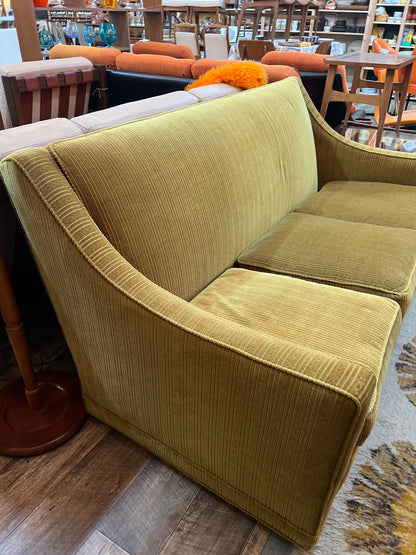 Olive Green 3 Seater Lounge