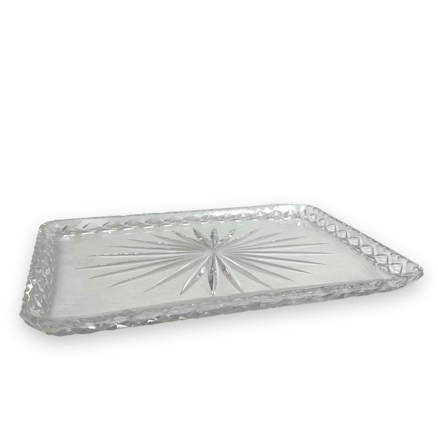 Glass Rectangle Jewellery Tray