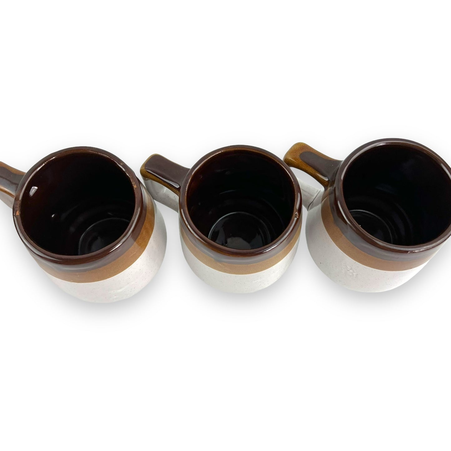 Brown stripe Mug set of 4