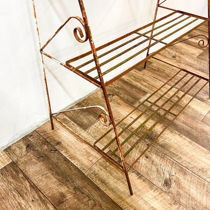 Vintage rusty plant stand