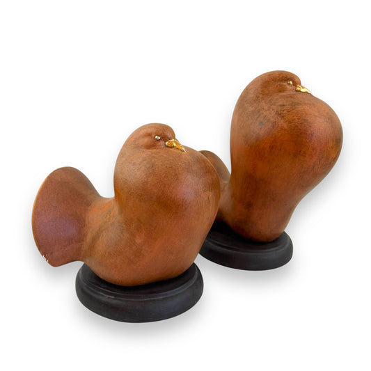 Ceramic Dove Sculptures – Set of 2