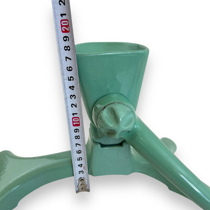 Harper Cast Iron Green Enamel Food Grinder Mincer, Meat mince grinder cast iron chopper