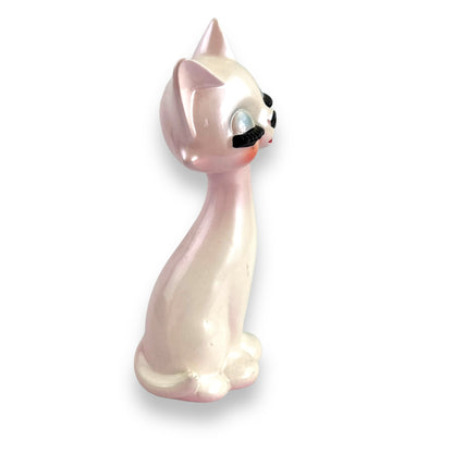 Kawaii Eyelash Kitty Cat Figurine Kitsch MCM Japan