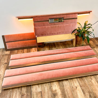 Pink Single Retro Radio Bedframe