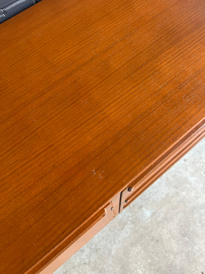 Wrightbuilt Mid-Century Teak Sideboard with Cocktail Bar