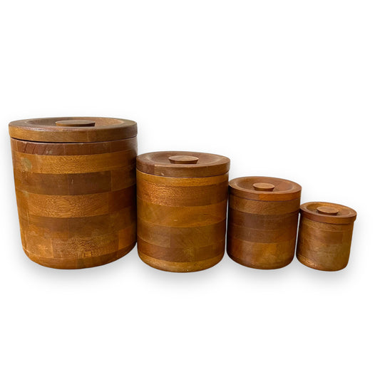 Wooden Canister Set (Set of 4)