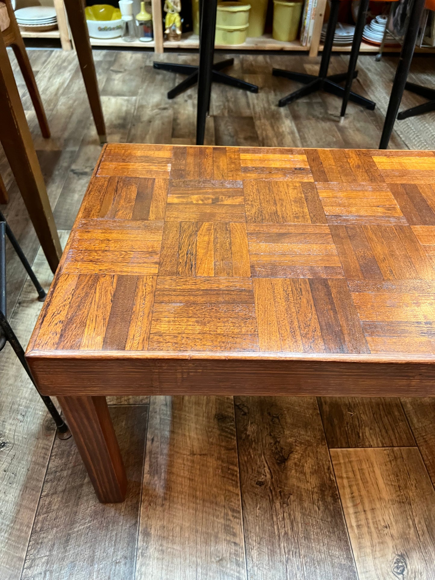 Parquetry Rectangle Coffee Table