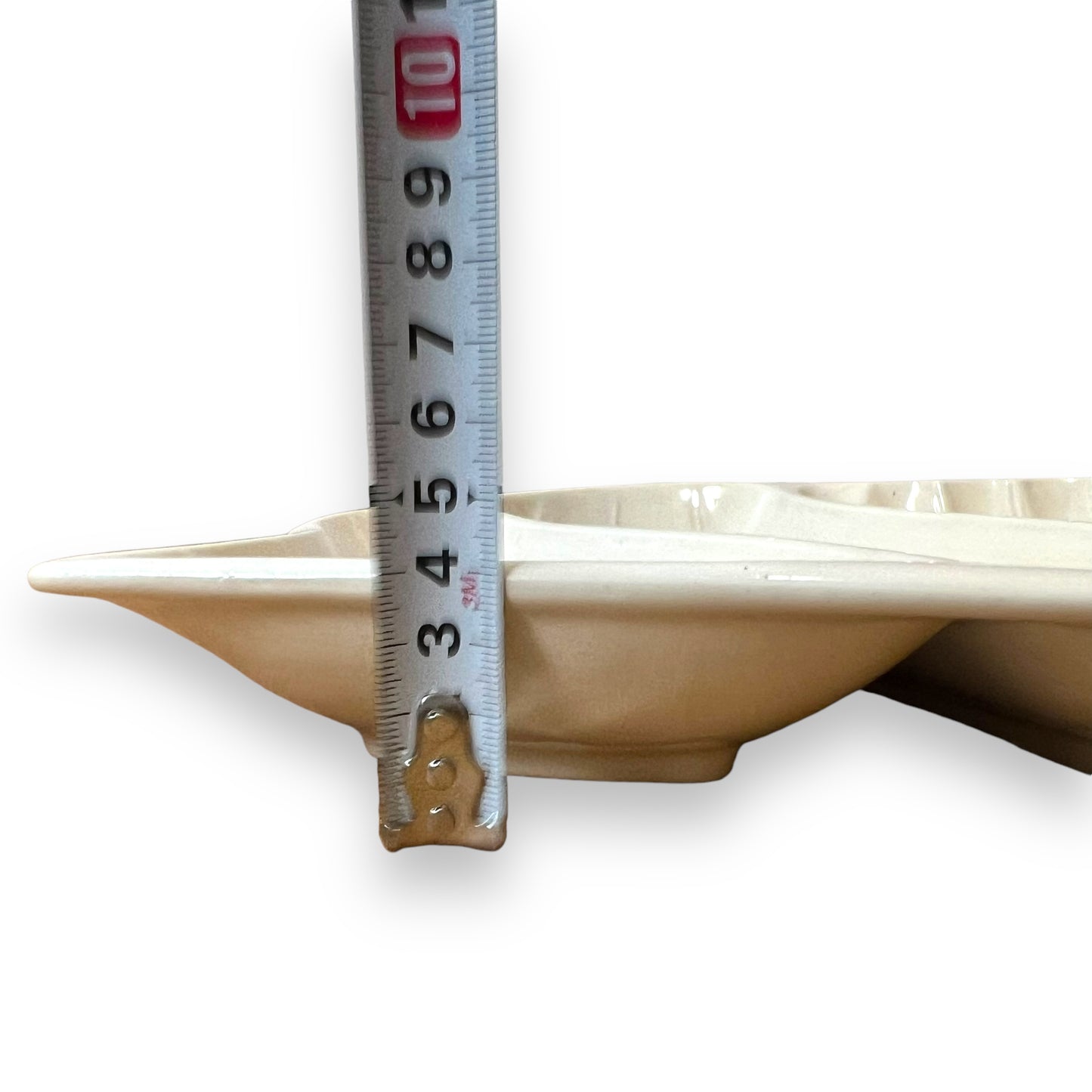 Beige Shell-Shaped Serving Platter