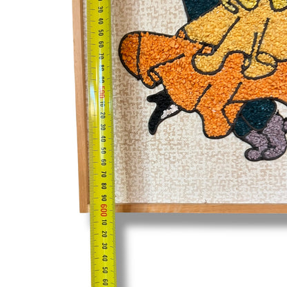 Spanish Dancers Textured Rock Art