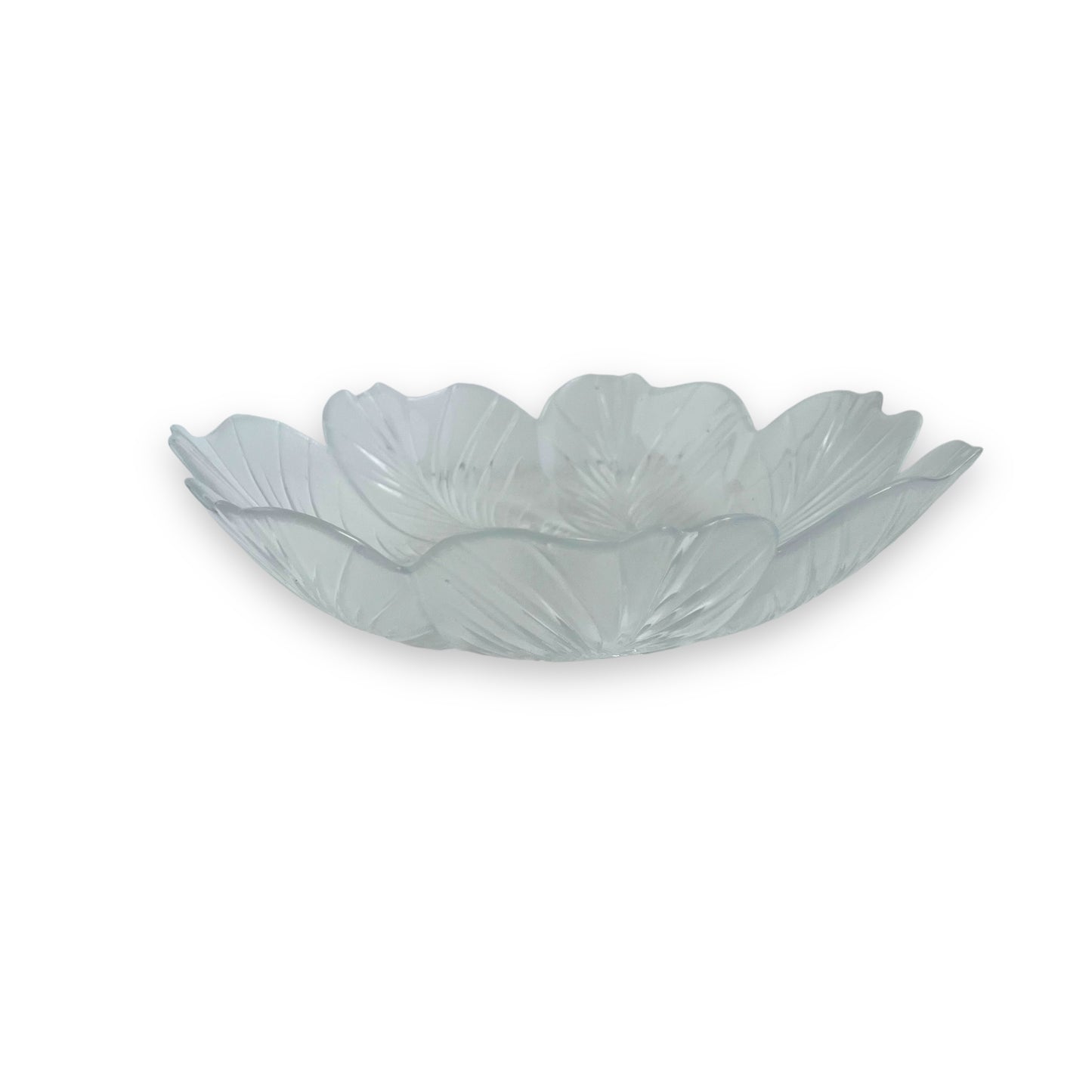 Crystal D’Arques France Large Flower Serving Bowl