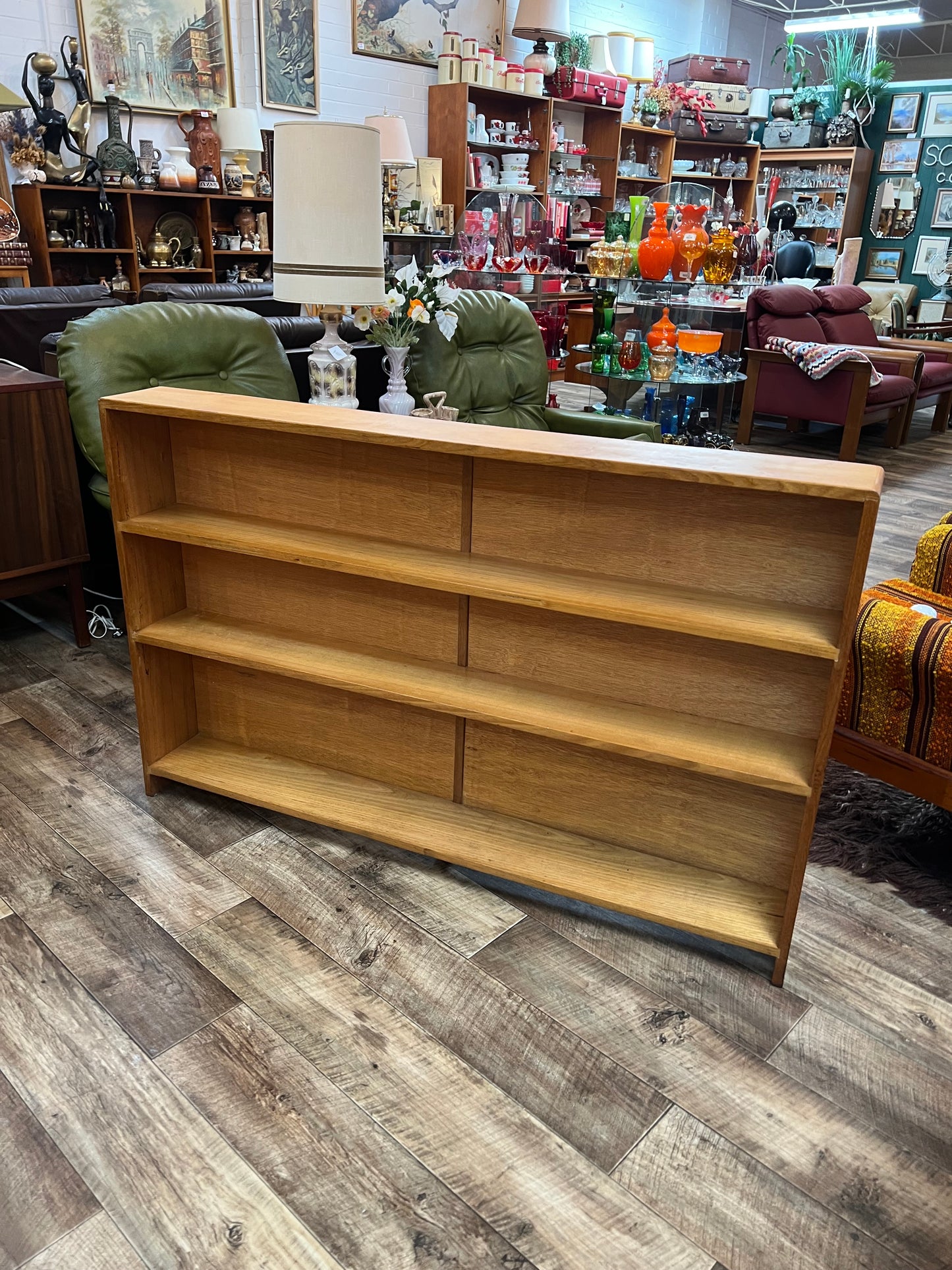 Timber Bookshelf / Low Display Unit | Open Shelving Storage