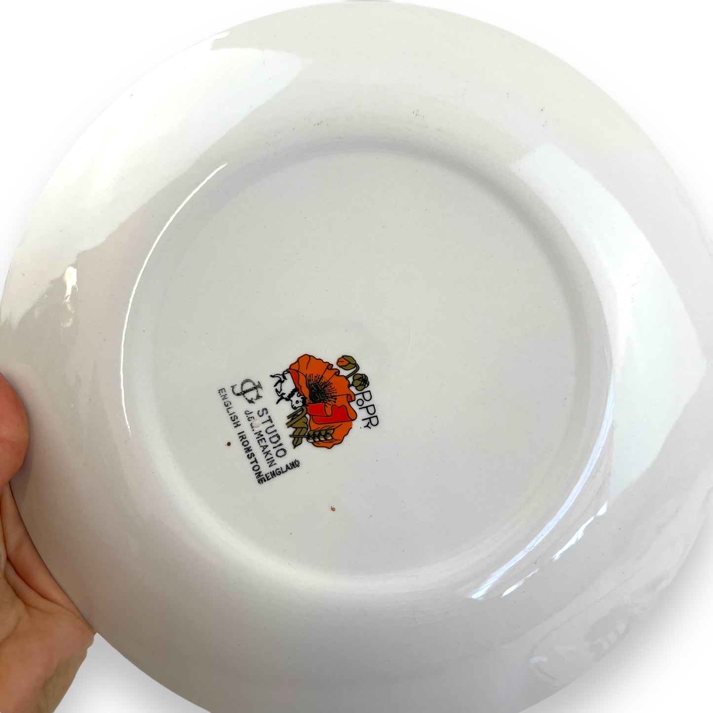 J & G Meakin “Poppy” Dinner Plate set of 6