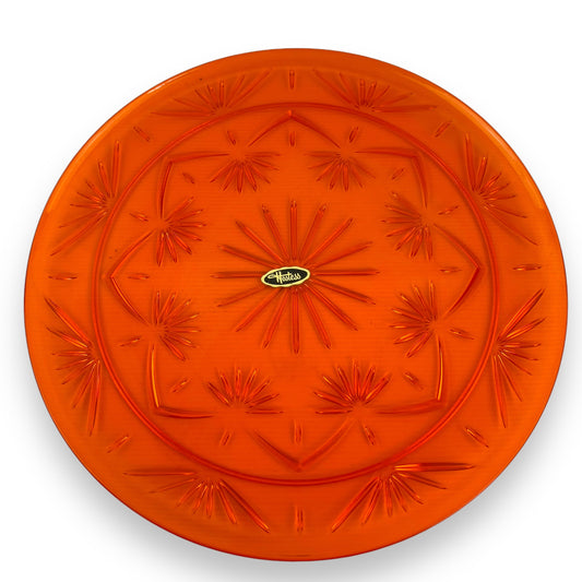Hostess Homewares Orange Round Serving Tray