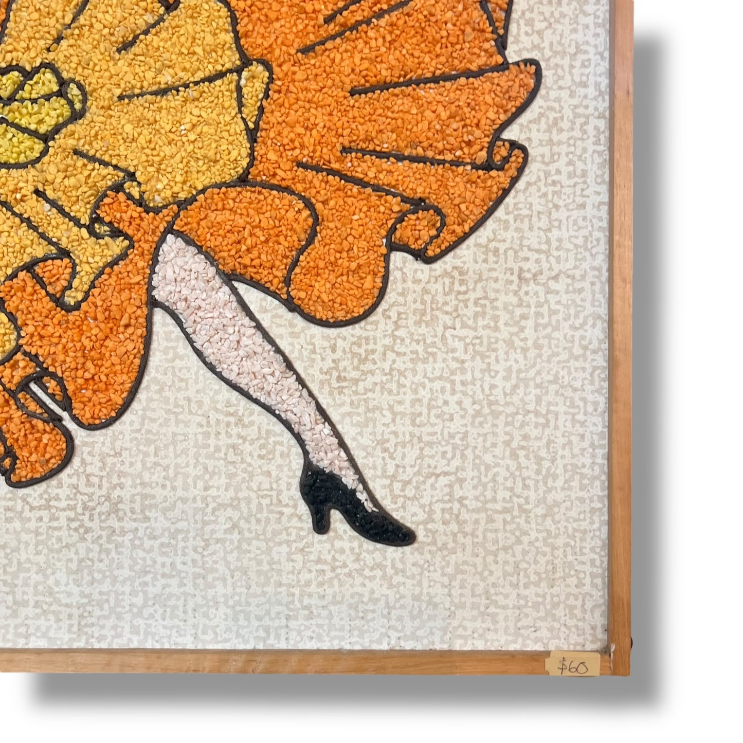 Spanish Dancers Textured Rock Art