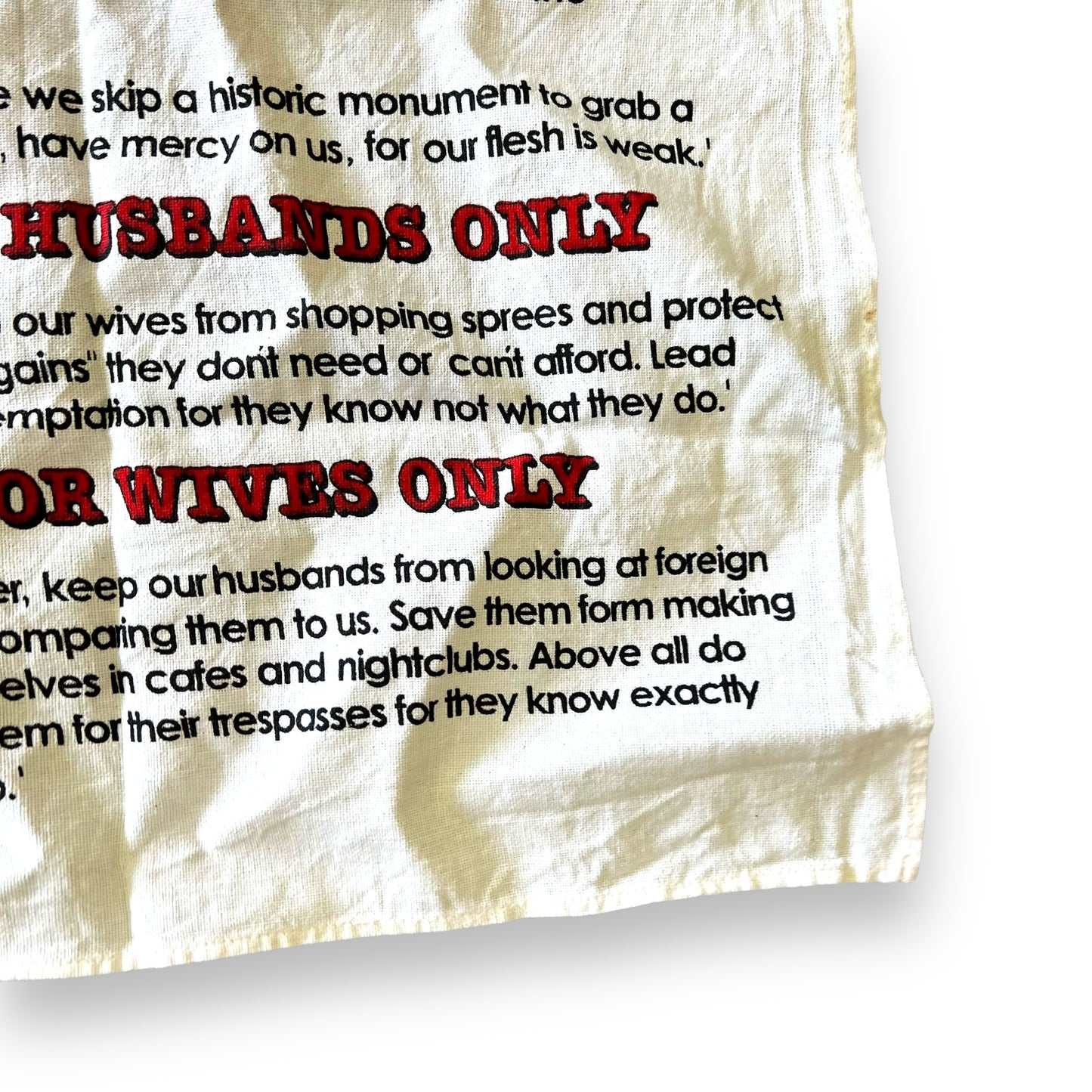 Prayer For Tourists Tea Towel