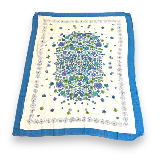Blue flower Pattern Tablecloth