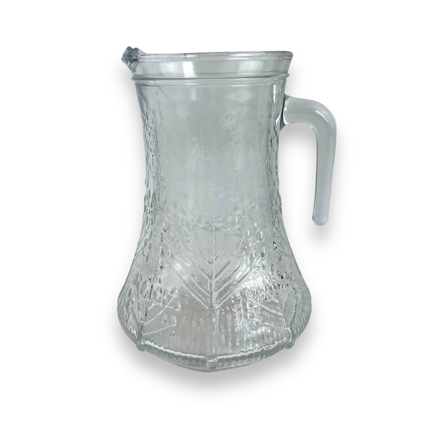 Lasisepat Mantsala Finland Cow Parsley Glass Pitcher/Jug Pertii Kallioinen