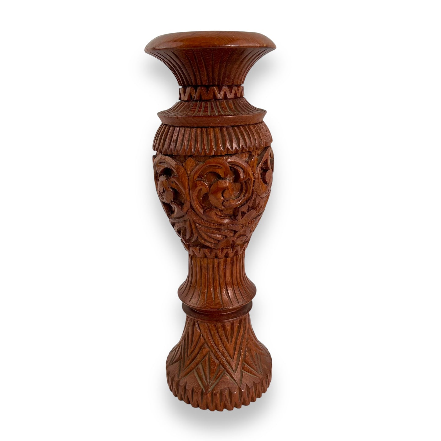 Wooden Carved Vase