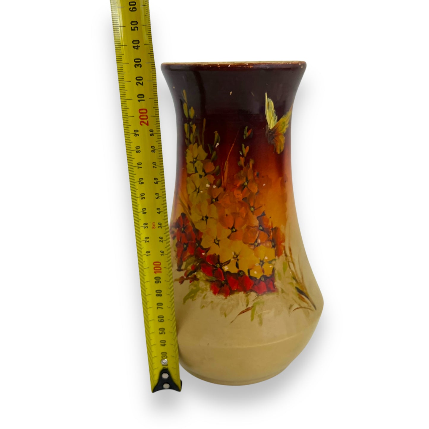 Handpainted flower vase