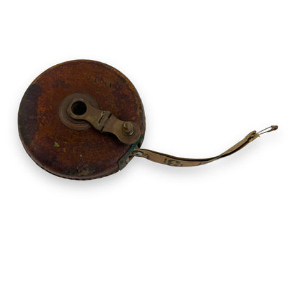 Vintage Leather Measuring Tape - Antique Craftsman’s Tool